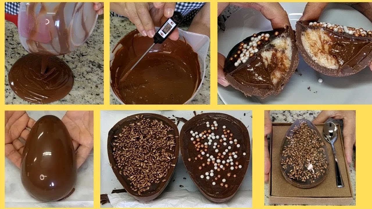 Páscoa! Ovos Simples e Ovo de colher (vídeo aula passo a passo)