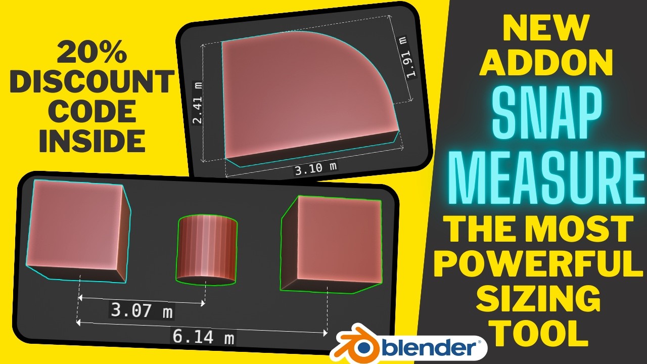 Snap Snap Measure - The Most Powerful Sizing Tool for Blender