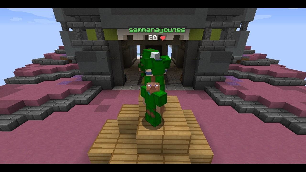 Vidéo Minecraft Bed Wars 2 VS 2 sur BlocksMC.