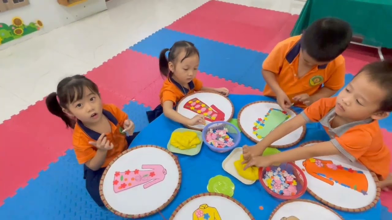 Trang trí áo dài cô giáo (P2)