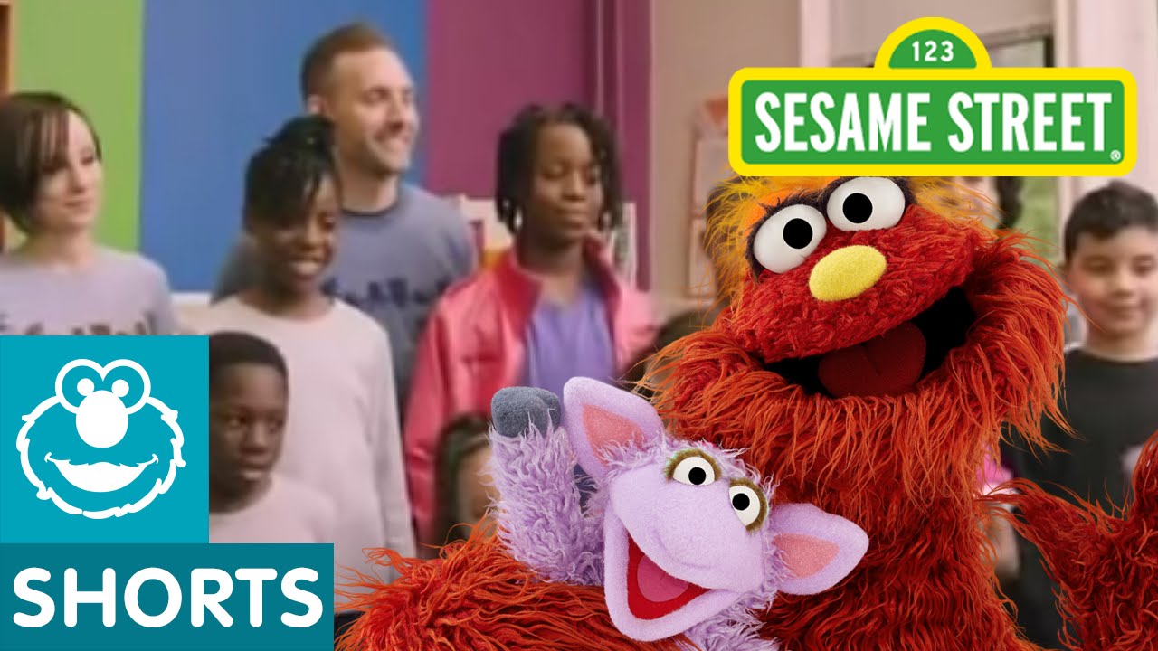 Sesame Street: Murray Makes Recycled Artwork | Murray Had a Little Lamb
