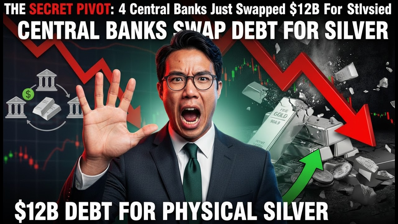 THE SECRET PIVOT: 4 Central Banks Just Swapped $12B Debt for Physical Silver