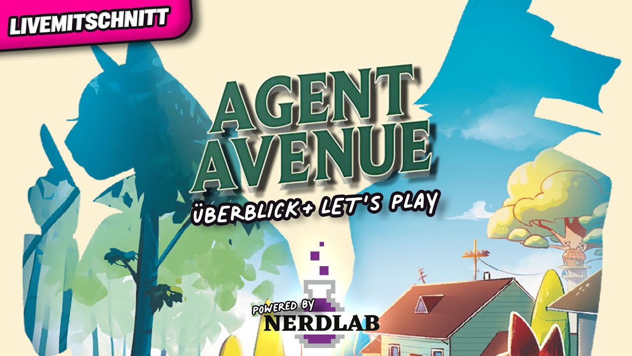 AGENT AVENUE - Vorstellung & Let's Play - powered by Nerdlab Games