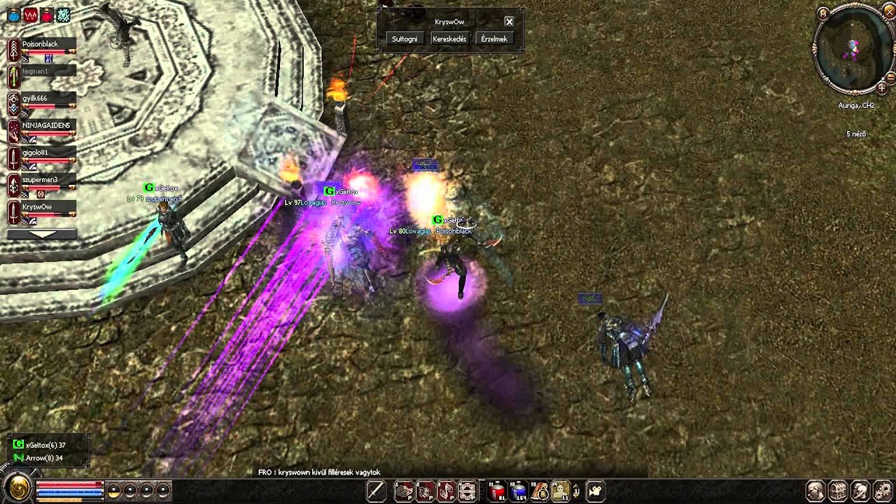 Metin2.hu Auriga - Poisonblack - Lv80 biosz + WAR