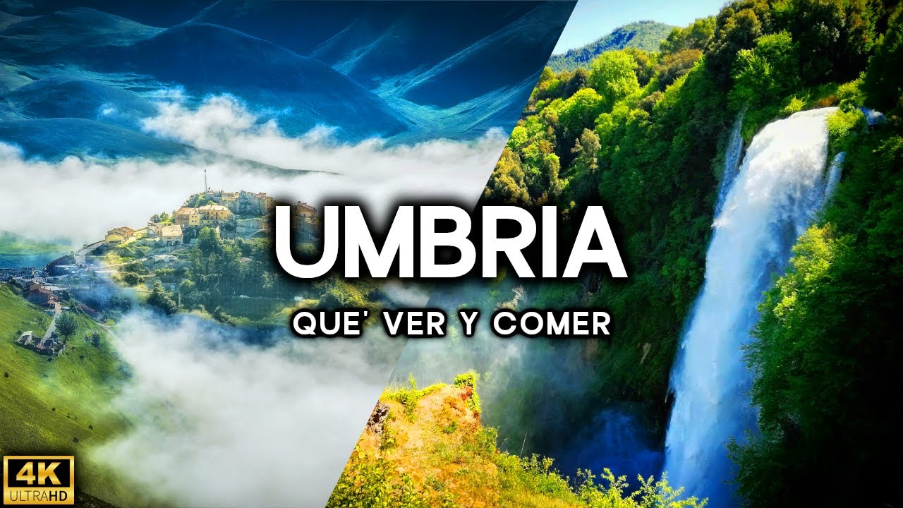 TOP 5 - Umbria, Italia 🇮🇹 | Lugares para Visitar y Mejores Comidas para Probar | Guía de Viaje 4K