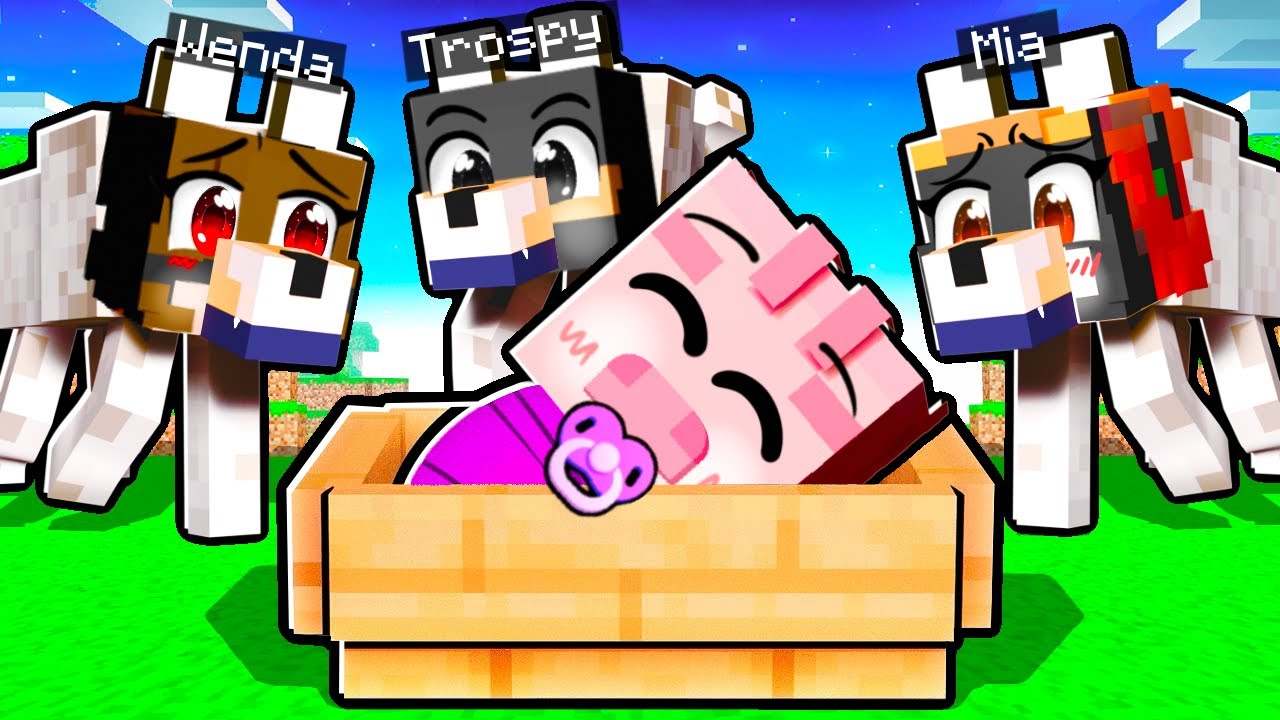 VLCI mě ADOPTOVALI jako MIMINKO v Minecraftu... (smutné)