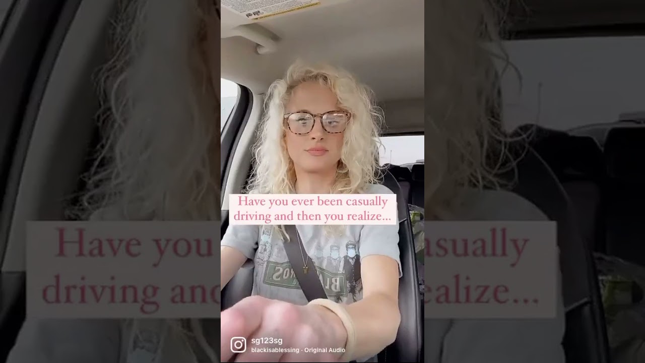 Lost in thought while driving? #youaredriving #spacingout #oops