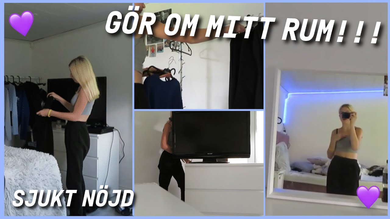 Gör Om Mitt Rum!!! Möblerar Om och Inreder