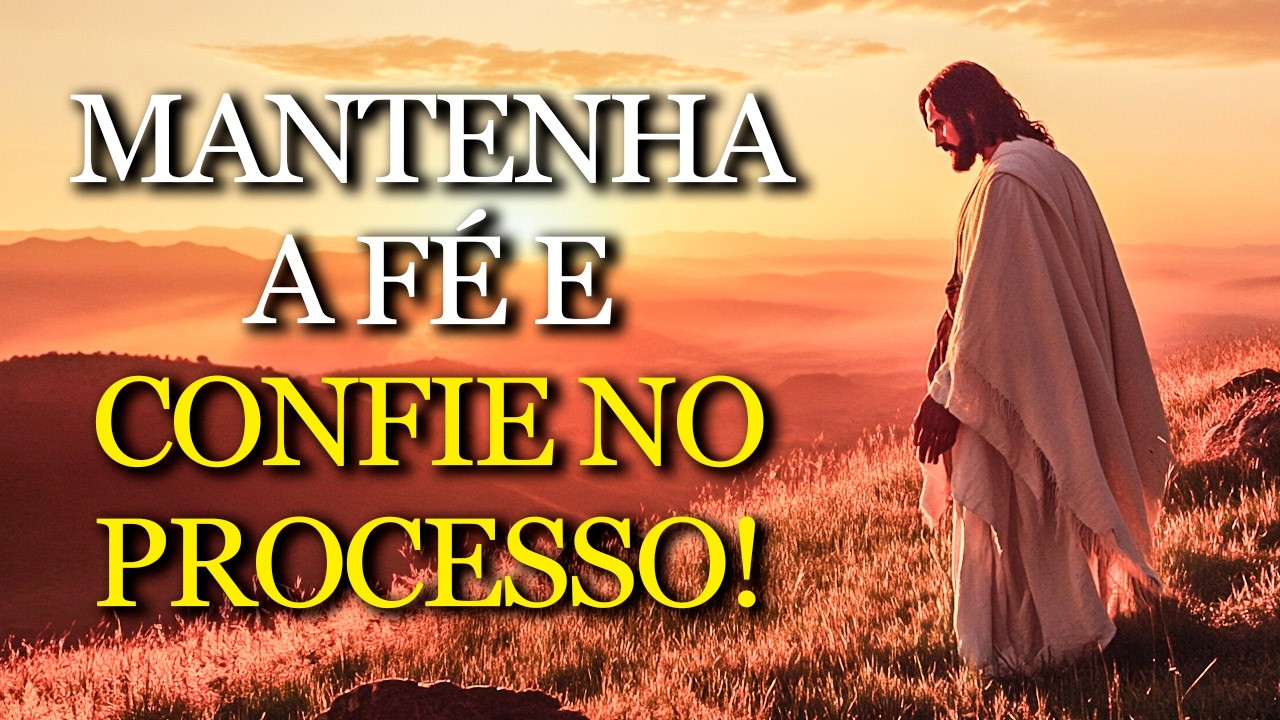 QUANDO tudo parece PARADO, DEUS está AGINDO: tenha FÉ e CONFIE no PROCESSO que ELE começou