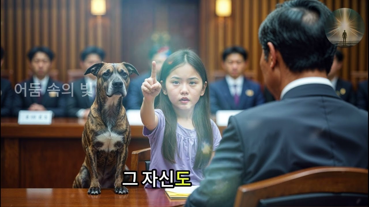 어린 소녀가 반려견에게 비밀 신호를 보냈다… 그 순간, 판사는 재판을 멈추며 충격에 빠졌다!