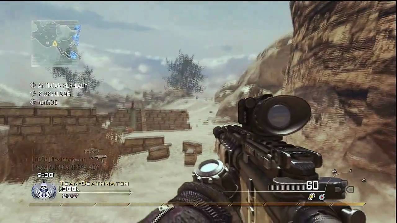 Modern Warfare 2: TDM auf Afghan mit der M4A1 und komischen Aufsätzen mit Eurem CommanderKrieger
