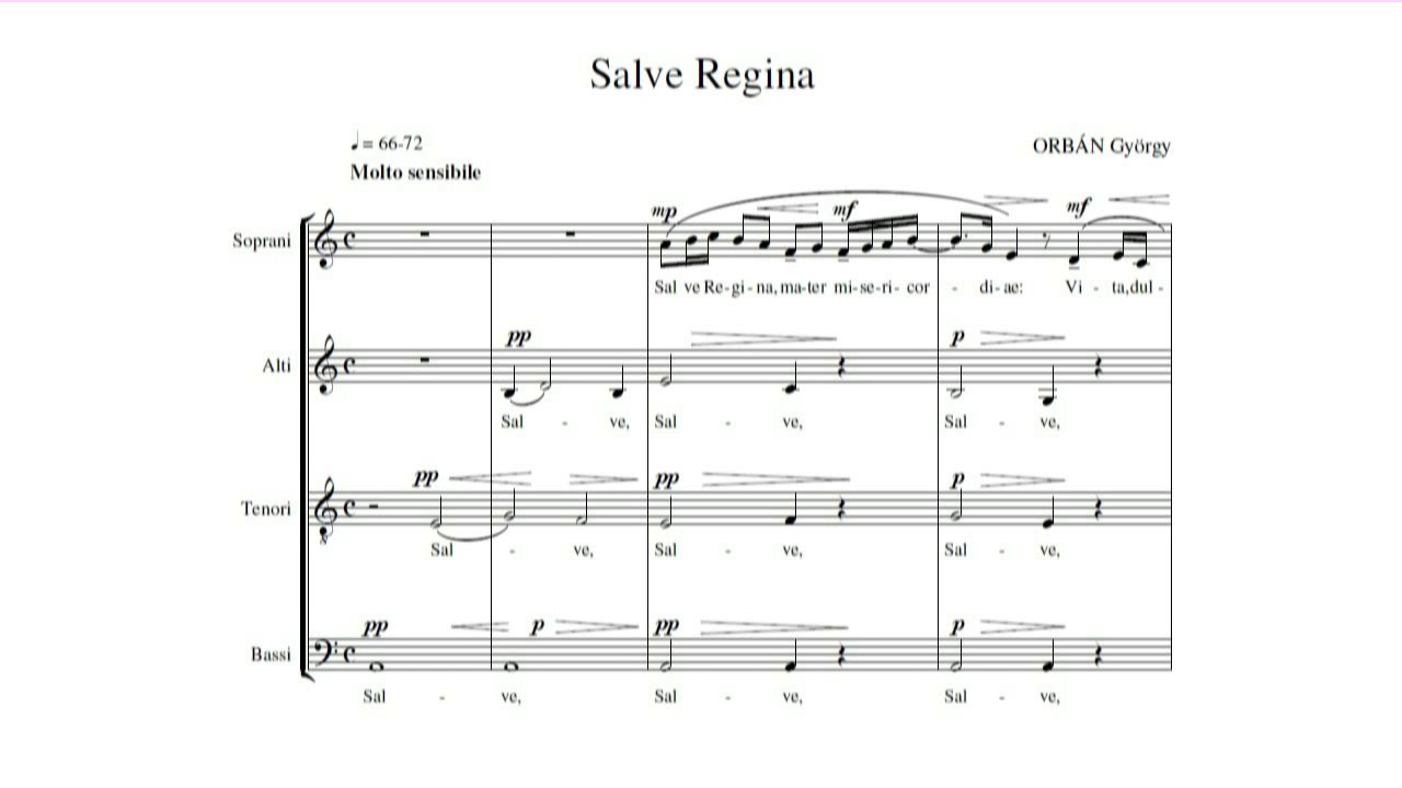 Orbán György - Salve Regina