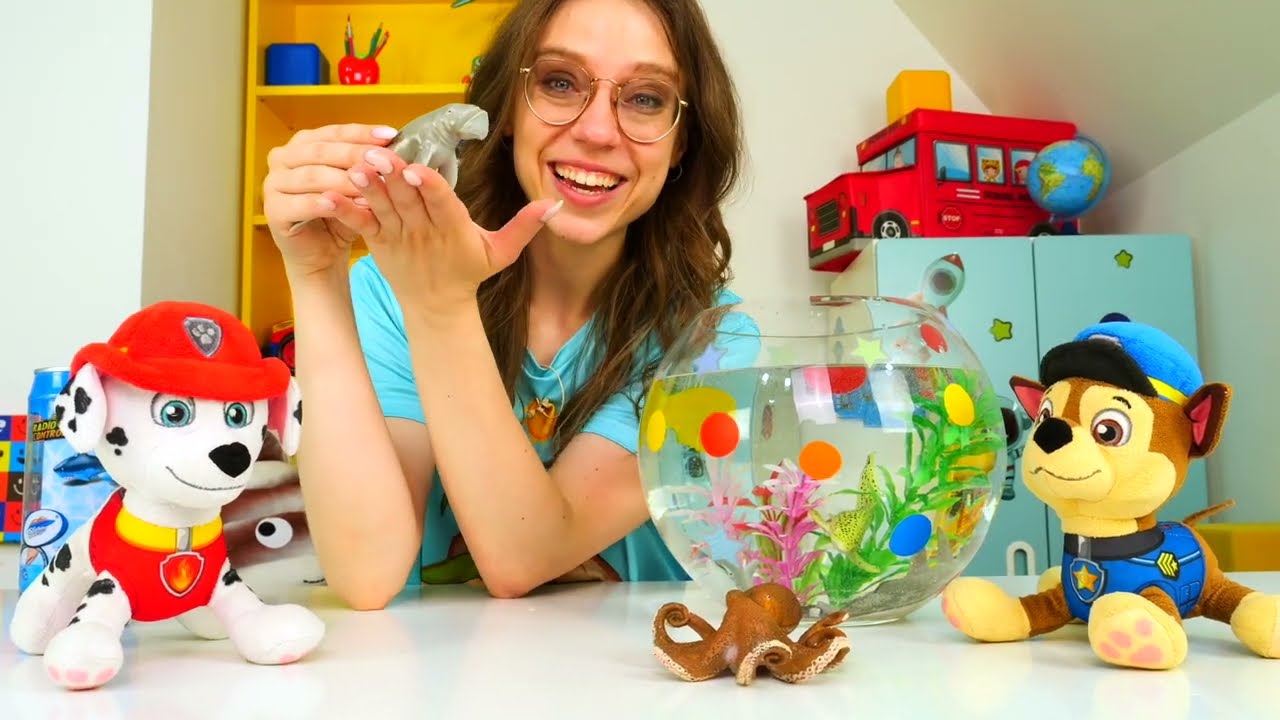 Lelupennut ja lelukalat &ndash; leikki&auml; akvaariolla