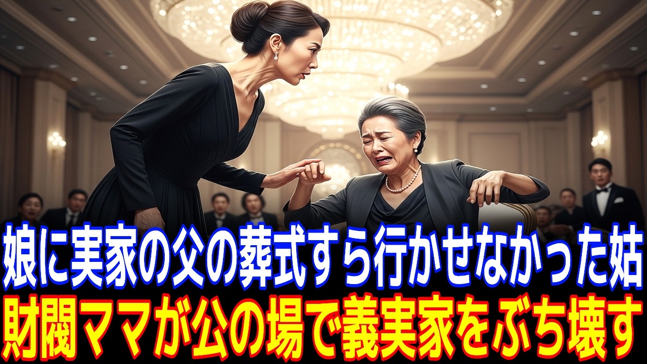 娘に実家の父の葬式すら行かせなかった姑, 財閥ママが公の場で義実家をぶち壊す…