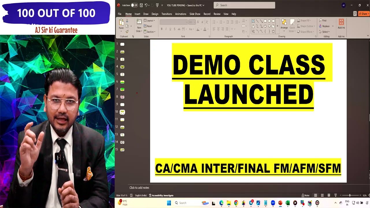 CMA Inter & Final Free Demo Lectures Launched by CA Aaditya Jain Sir | Best FM AFM SFM Class