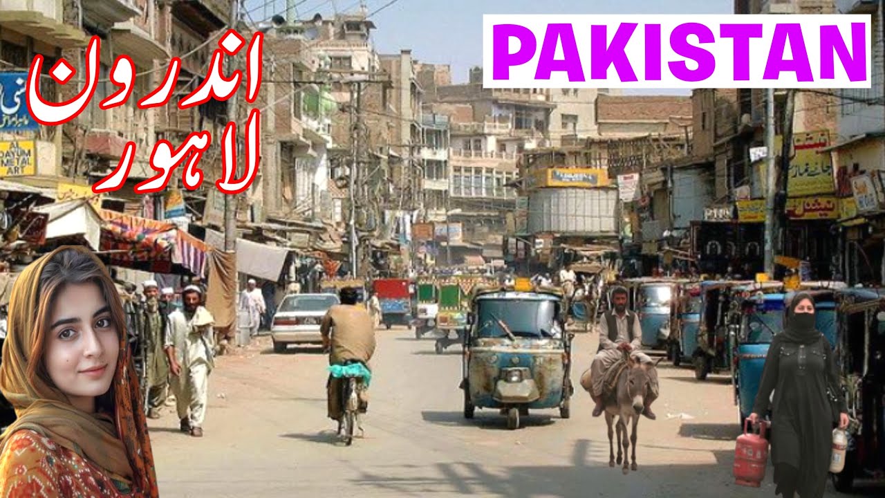 Androon Lahore Street Walk | Old Lahore Heritage Streets | Pakistan Culture & Food Tour 4K