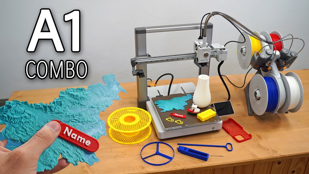 3D-принтер - Bambu Lab A1 Combo (AMS) - Сборка и первый тест