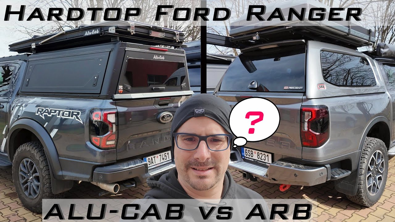 Hardtop na Ford Ranger - Alucab Contour vs ARB Ascent