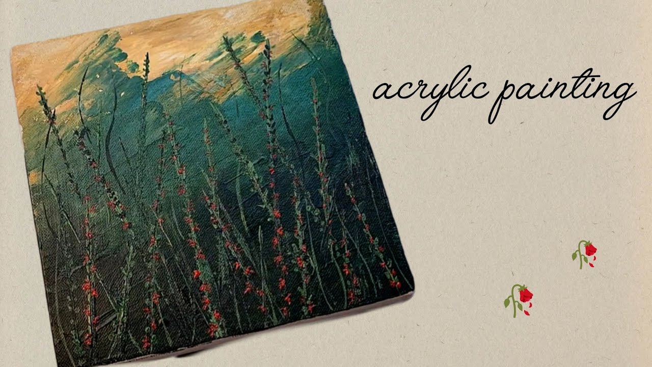 easy acrylic painting 