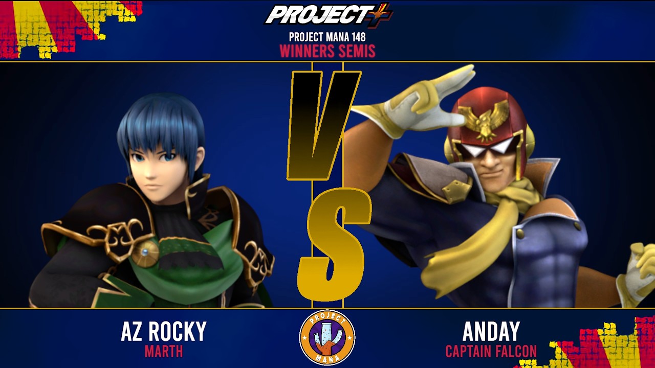 Project Mana 148: AZ Rocky (Ike/Bowser/Marth) vs Anday (Falcon) Winners Semis