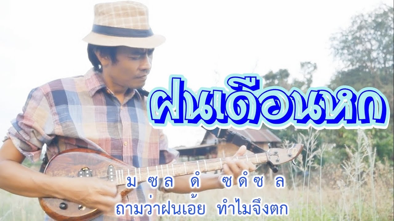 บรรเลงพิณพร้อมโน้ตเพลง - ฝนเดือนหก (รำวงชาวบ้าน) สายแนนสตูดิโอ