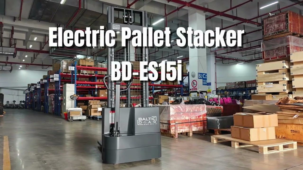Electric pallet stacker 1500 kg