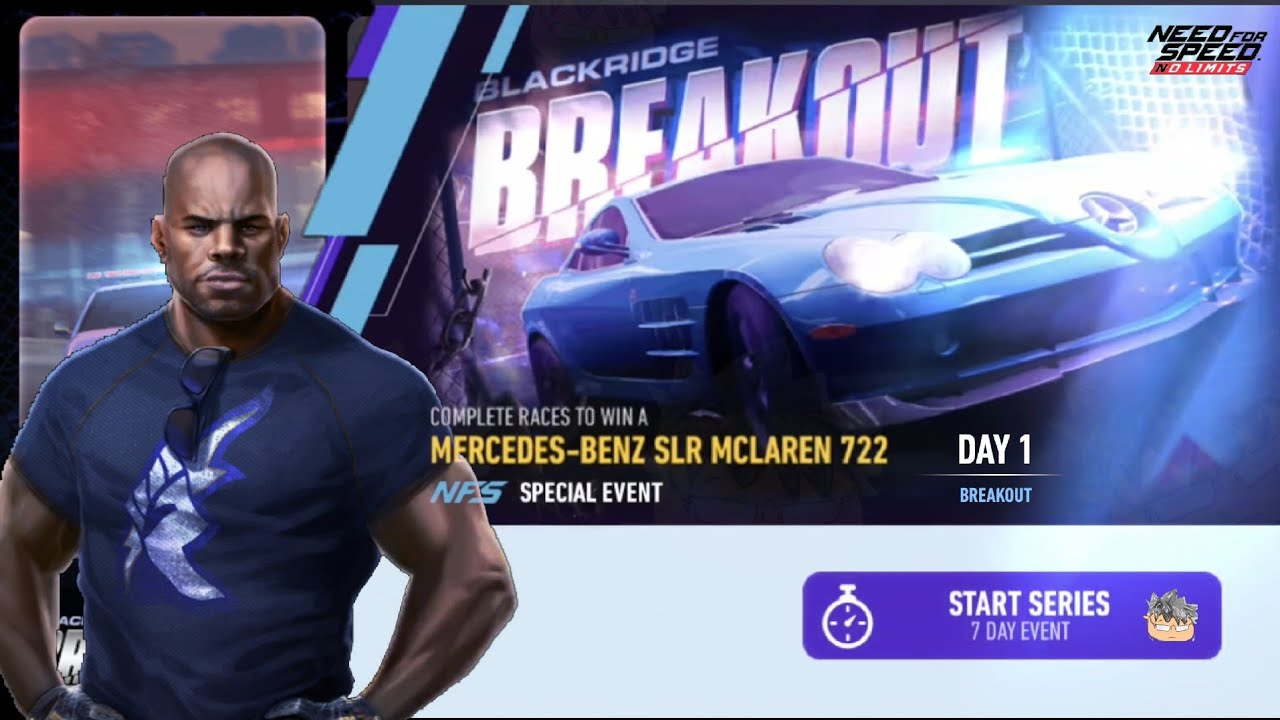 Breakout 🚓 Day 1   2015 Mercedes-Benz SLR McLaren 722 | NFS No Limits