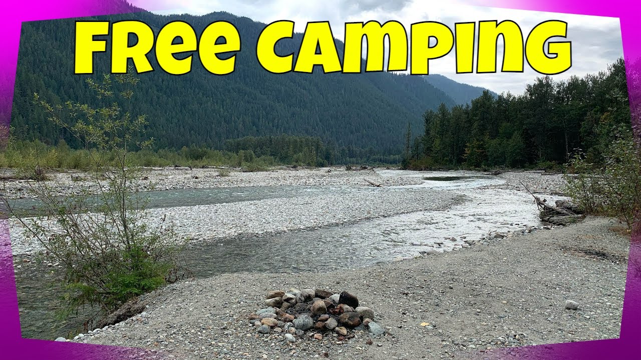 Free Dispersed Camping along Baker River with Interagency or Northwest Forest Pass