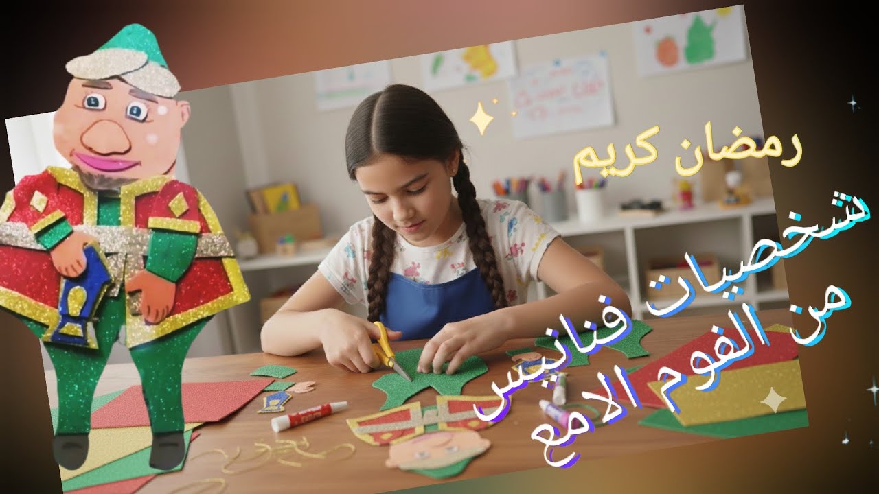 طريقة عمل شخصيات فنانيس من الفوم اللامع | مشروع مربح جدا بتكلفة قليلة جدا #رمضان#فنانيس#فنانيس_رمضان