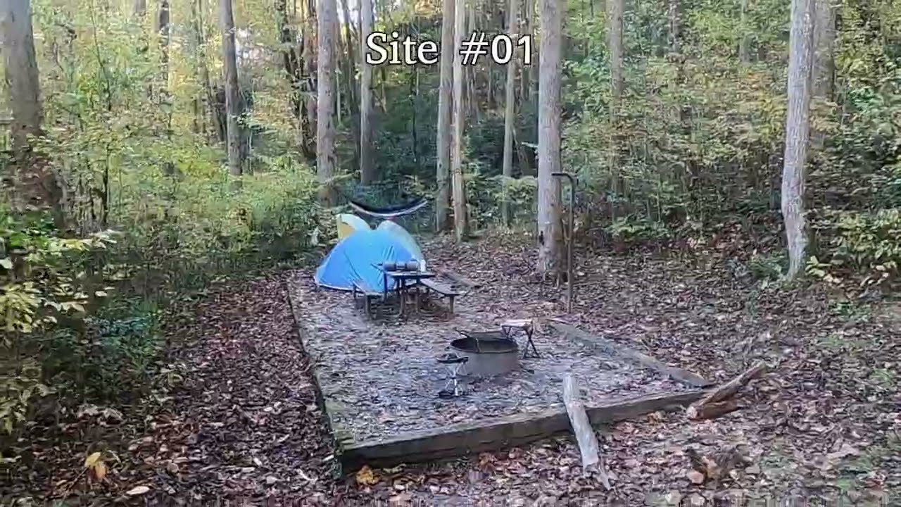 Curtis Creek Campground, NC COMPLETE Walk-through Tent & RV sites
