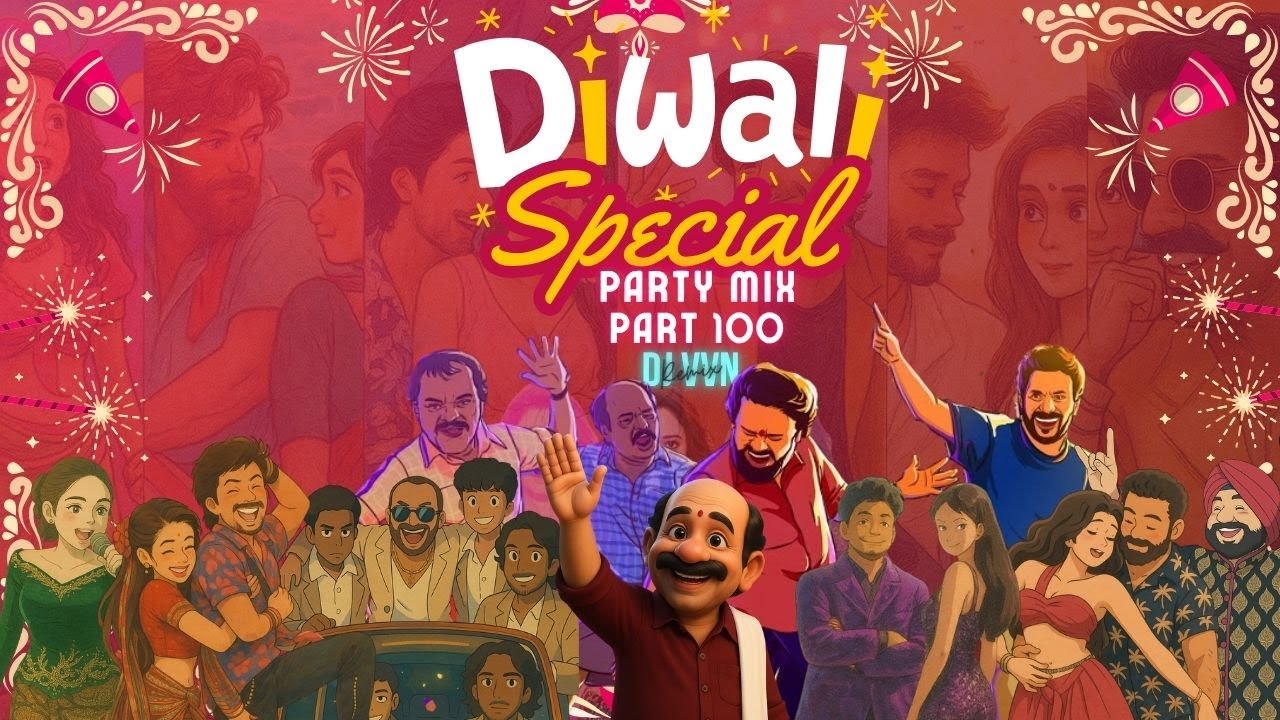 DIWALI SPECIAL NONSTOP PARTY MIX | PART 100 | PARTY MIX BY DJ VVN #multilanguage #diwaliparty