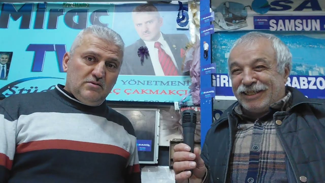 GİRESUN ALUCRA  DEMİR ÖZÜKÖYÜ DOĞUMLU HASAN PERÇİN  MİRAÇ TV. YAYININA KONUŞTU. İYİ SEYİRLER DİLERİZ