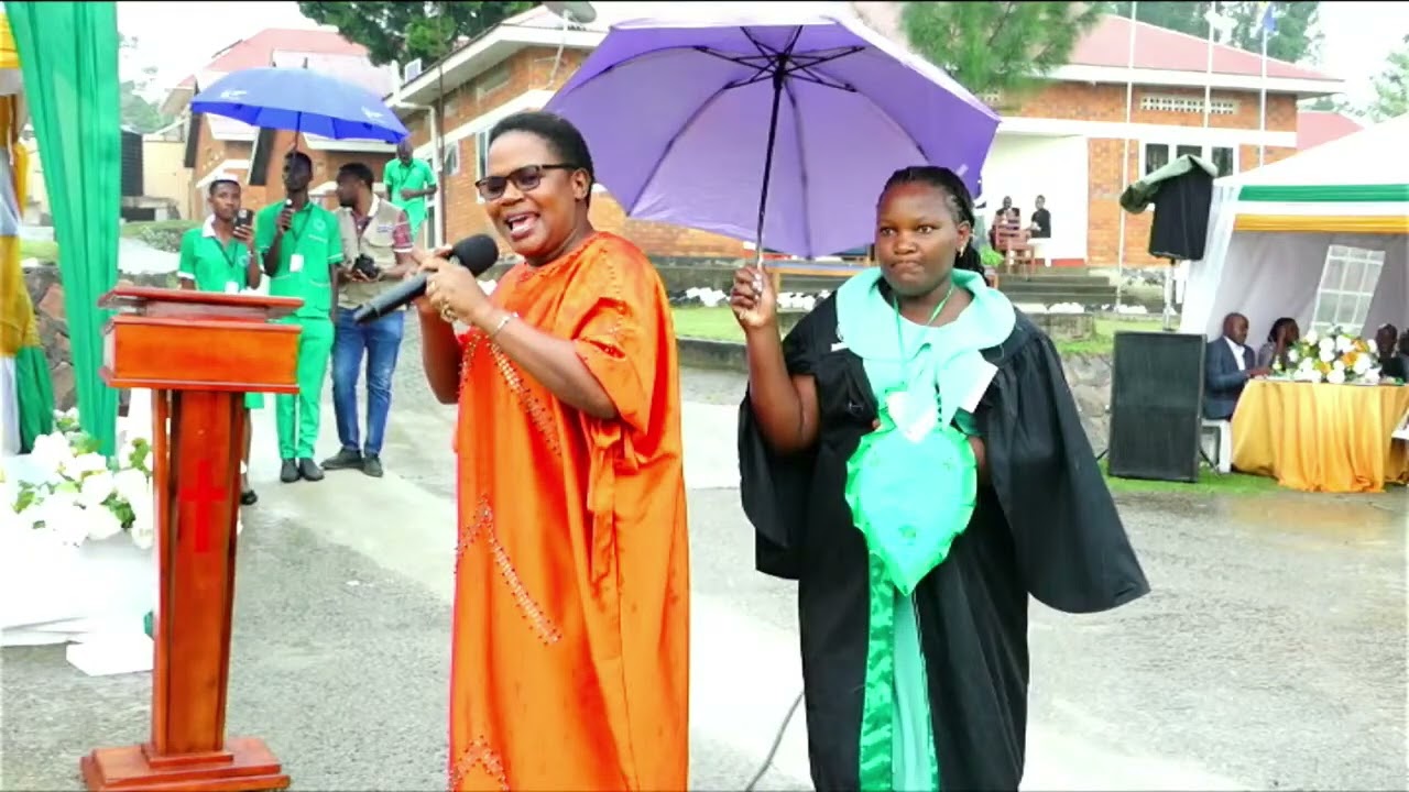 Lillian Nabaasa's inspirational performance at Evelyn health training institute graduation ceremony