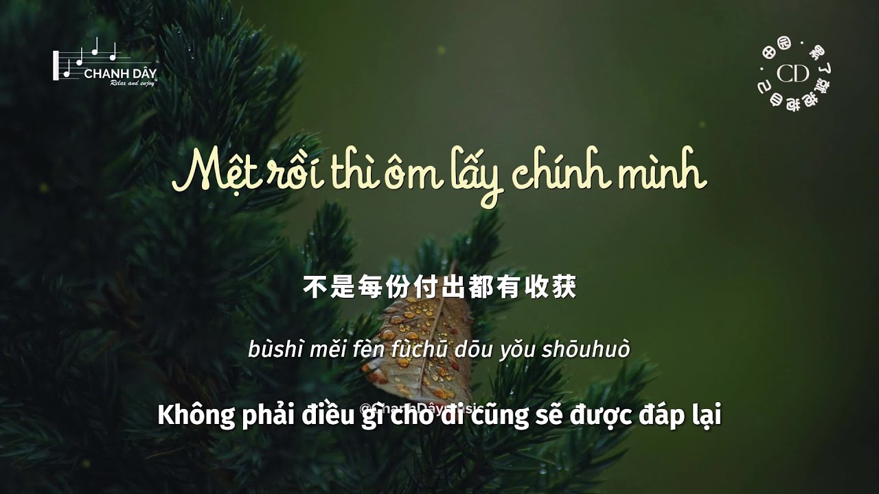 [Vietsub] Mệt rồi thì ôm lấy chính mình (累了就抱抱自己) - Điền Viên (田园)
