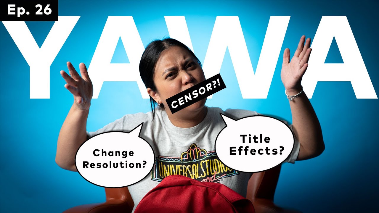Censor Effects!? Resolution Tips! Text Edits and MORE! | You Ask, We Answer Ep. 26