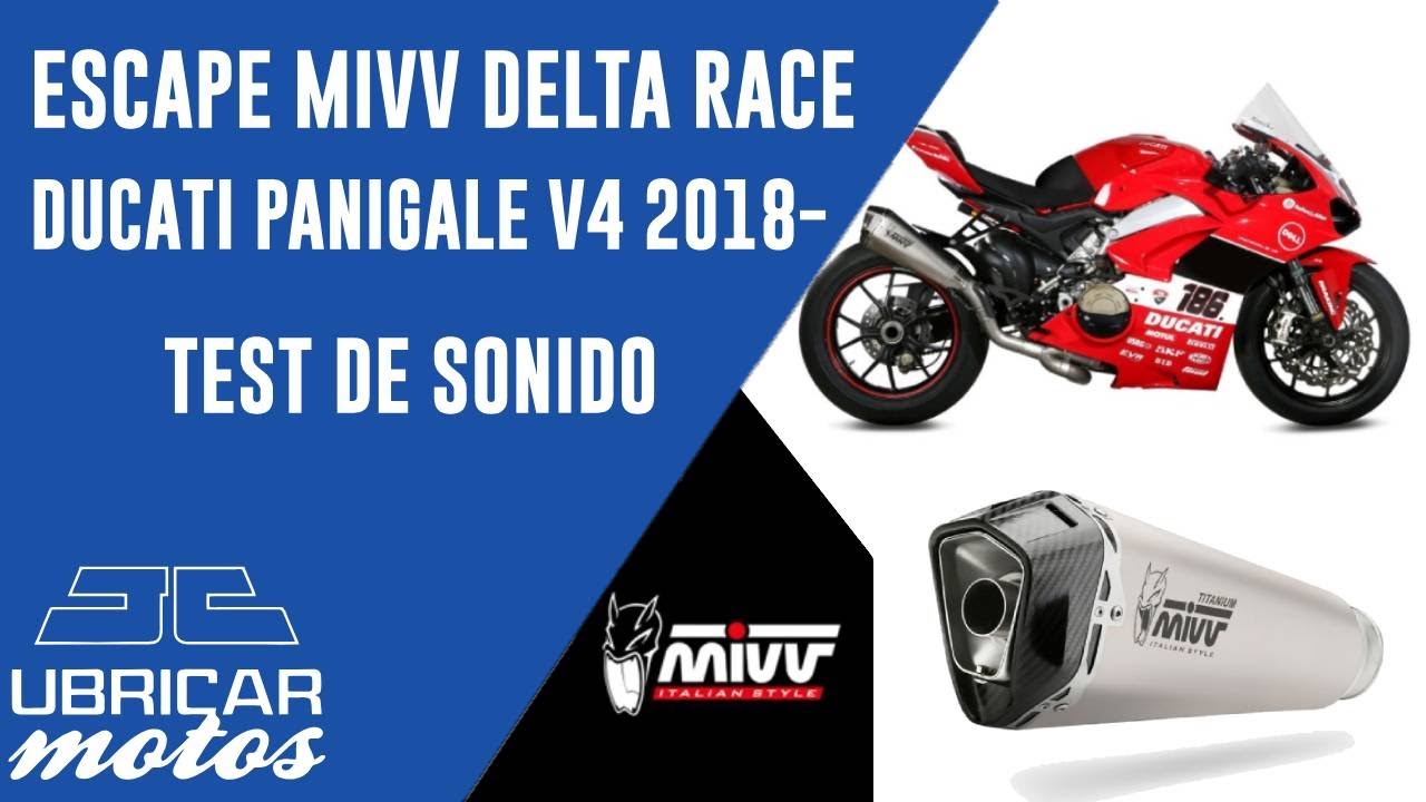 Escape Ducati Panigale V4 2018- | Mivv Delta Race | Test de Sonido