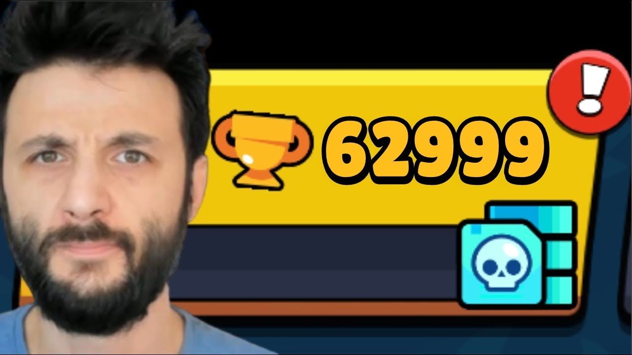 63.000 KUPA OLUYORUM! Brawl Stars Kupa Yayını