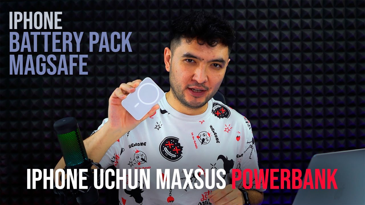 MacBro - iPhone Battery Pack MagSafe / iPhone Uchun Maxsus Powerbank /