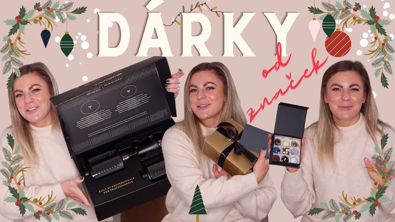 VLOGMAS #23 Rozbaluji vánoční dárky od značek ❤️🎅🏻 DĚKUJU!