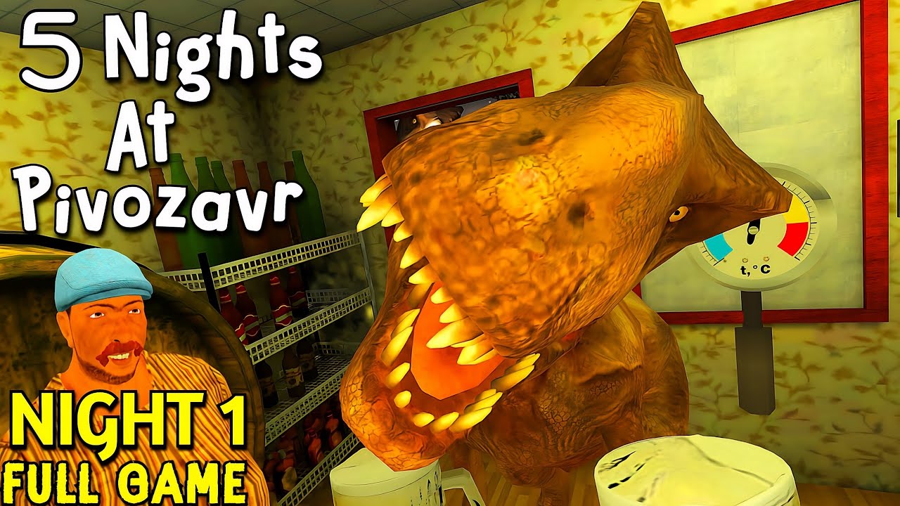 5 Nights At Pivozavr: Horror Game - Night 1 - Android (Полное прохождение)