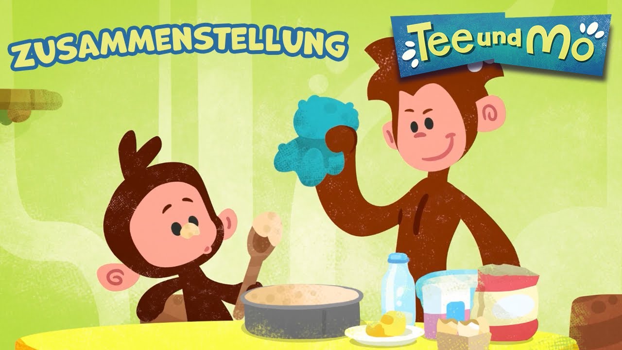 Backe einen Kuchen mit Tee und Mo 🙈 Tee und Mo 🍌 Zusammenstellung von Clips