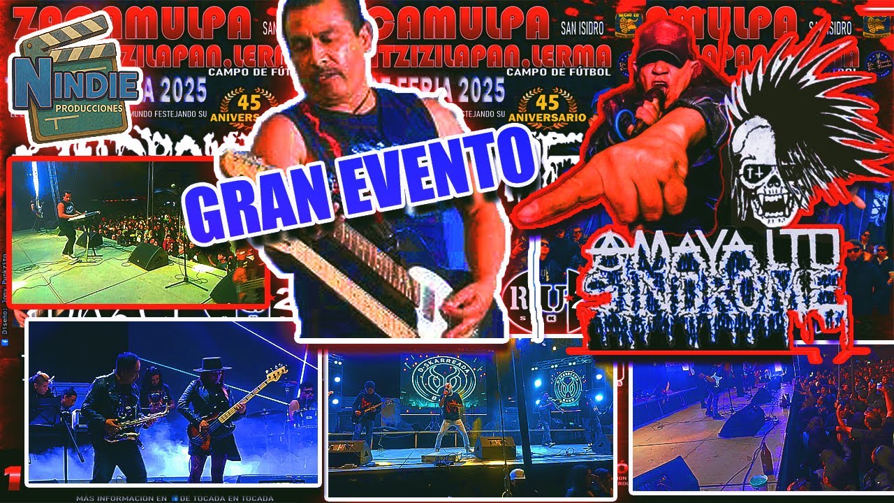 La Banda HAZEL, SINDROME AMAYA LT y Otras Bandas más en Huitzizilapan Lerma || La Notaindie