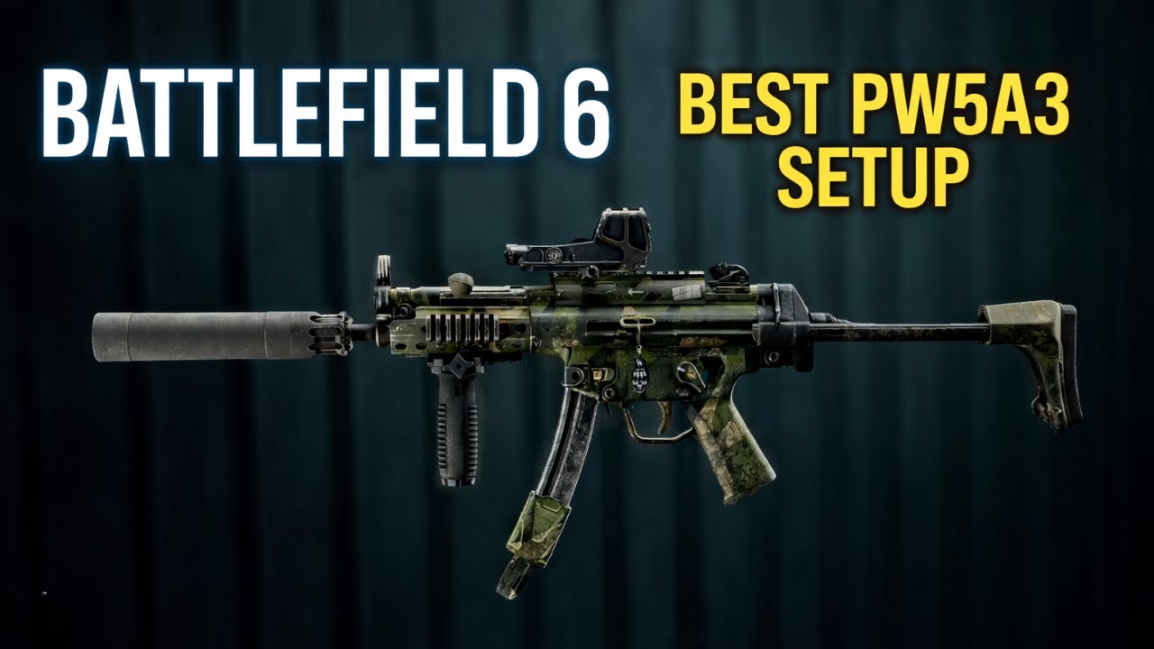 Best PW5A3 Loadout – Battlefield 6 Top SMG with Laser Accuracy