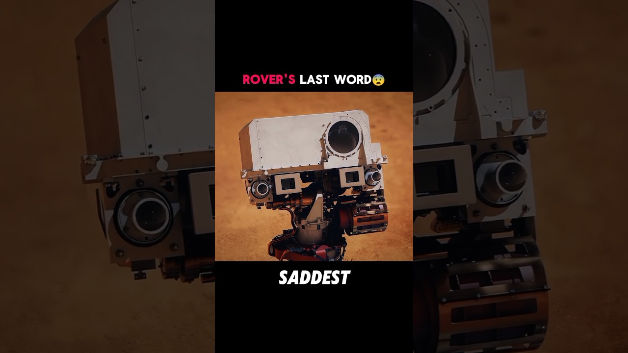📡 Mars Rover&rsquo;s Saddest Goodbye! 💔 Final Message from Space 🚀 #Shorts #Rover #Mars