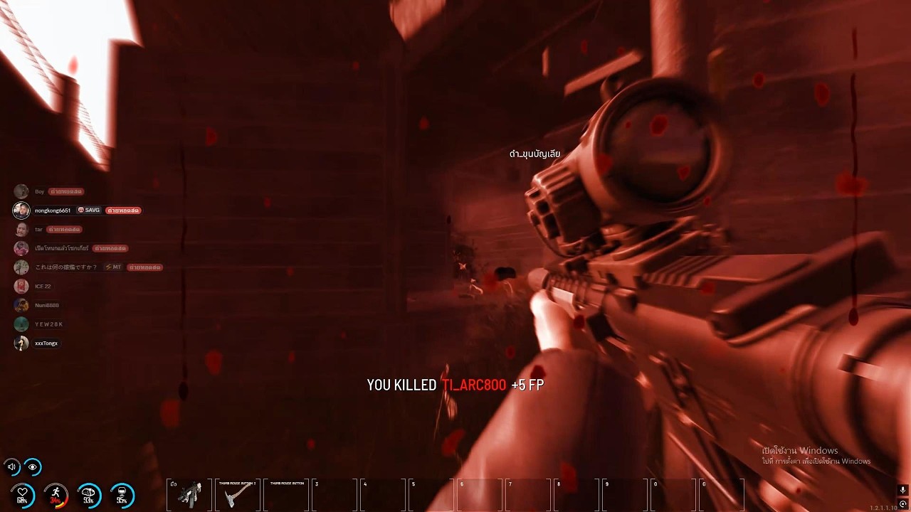 EP.2 SCUM1.2 RAID บ้าน Highlights SNIPER Barrett M82 50 BMG