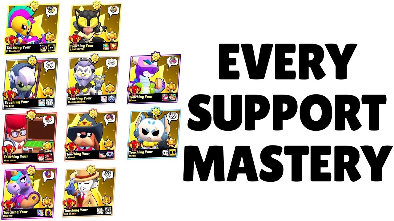 This Is How I Mastered EVERY Support In Brawl Stars