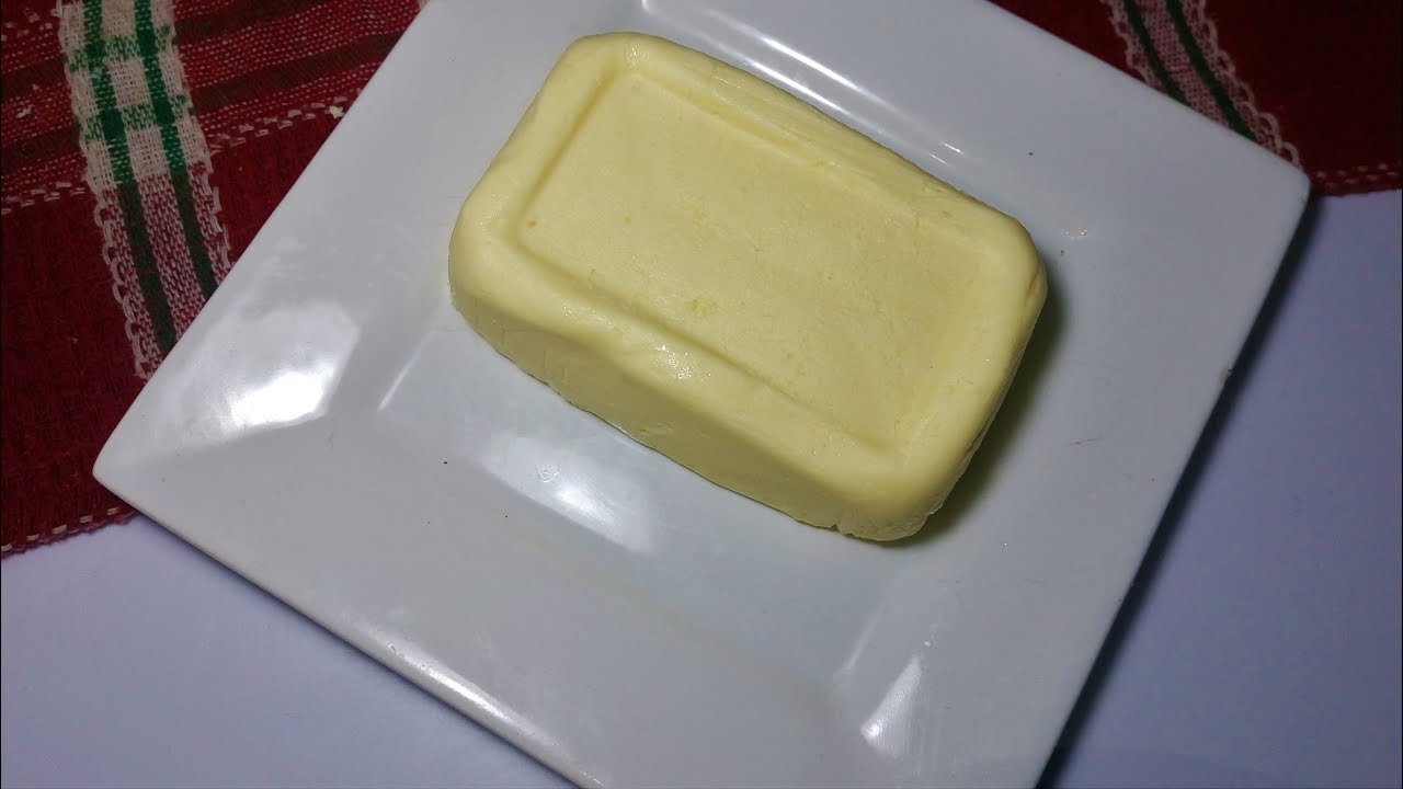 Mantequilla hecha en casa muy facil y rapida