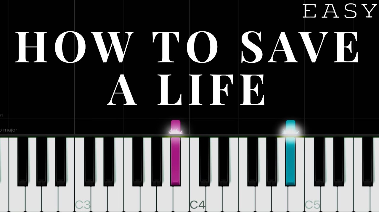 The Fray - How To Save A Life | EASY Piano Tutorial