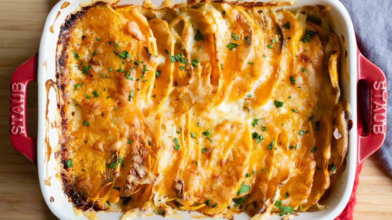 Gratin ze słodkich ziemniak&oacute;w | Prawdziwa uczta!