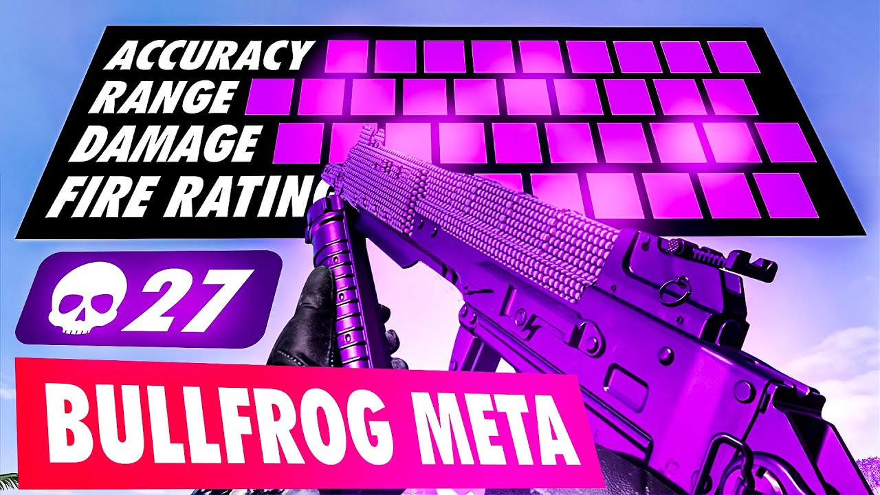 *27 KILLS* w/ META BULLFROG in WARZONE! 😱 (BEST SEASON 3 BULLFROG BUILD) Clutch 1v5 ending!